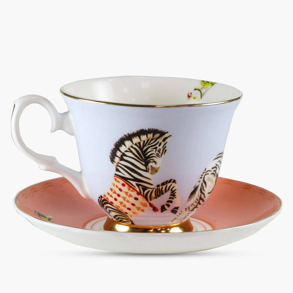 Yvonne Ellen London - Set tazzine caffè e piattini in Real Bone China